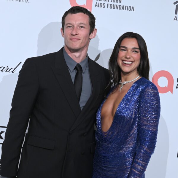 Dua Lipa and Callum Turner