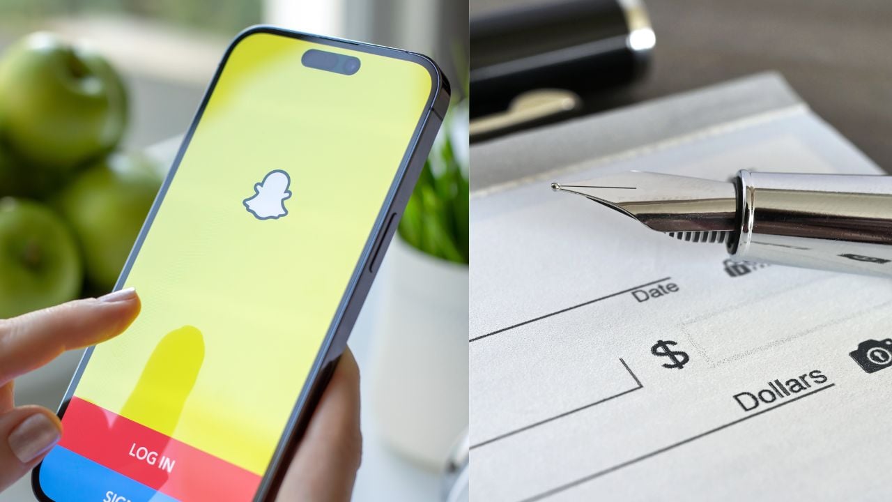Snapchat and money check