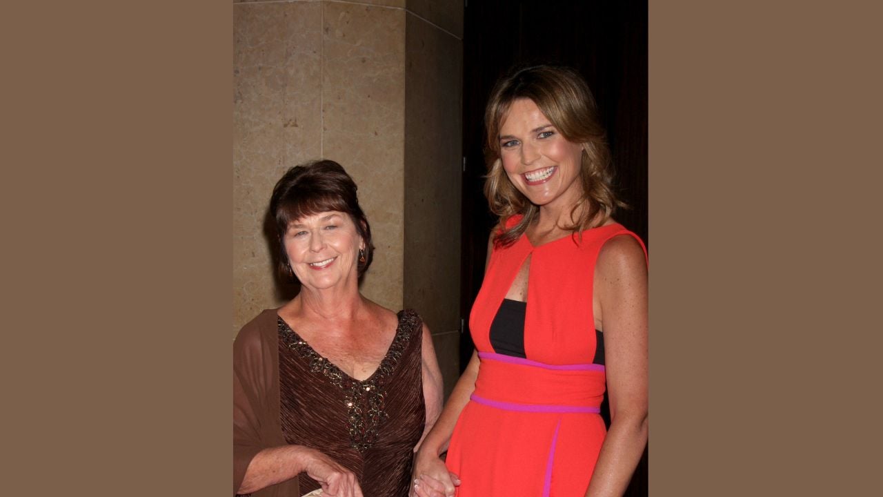 Savannah Guthrie, with her mother