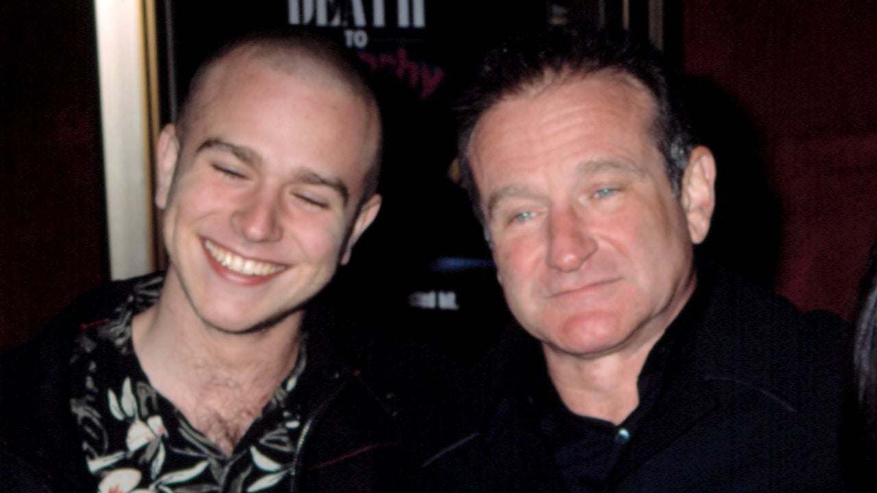 Robin Williams with his son Zak
