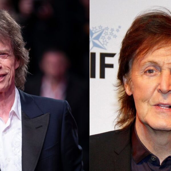 Mick Jagger and Paul McCartney