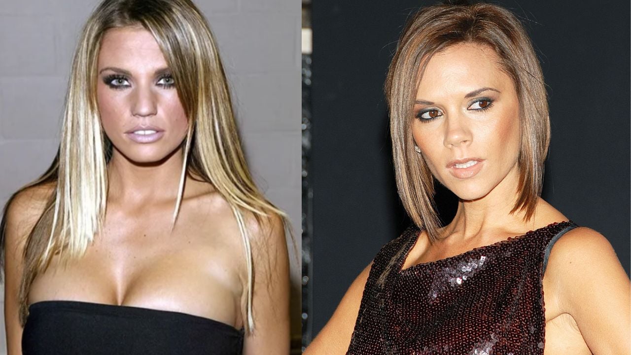 Katie Price And Victoria Beckham
