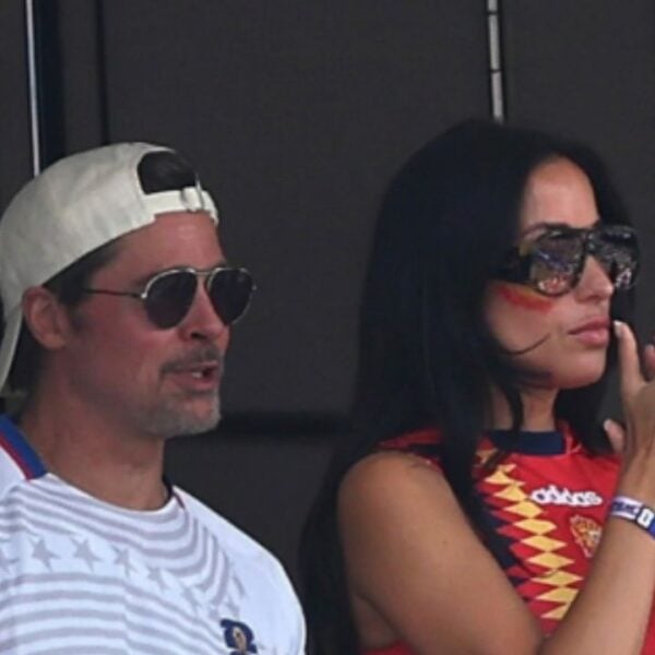 Brad Pitt and Ines de Ramon Turn World Cup Quarterfinal Into a Double Date With Penélope Cruz and Javier Bardem