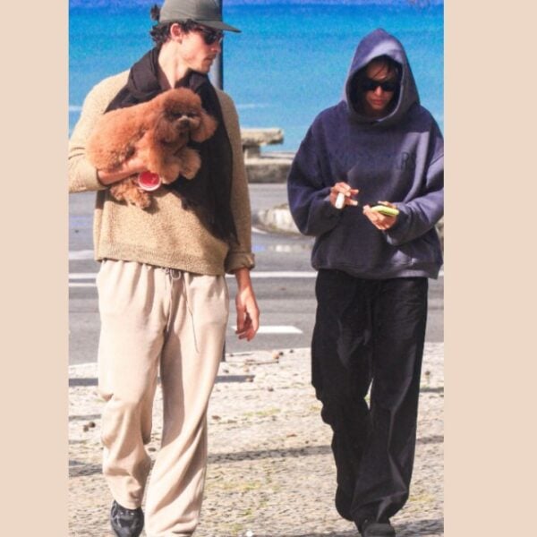 Shawn Mendes and Bruna Marquezine Bring Their Puppy Along for Rio Beach Outing
