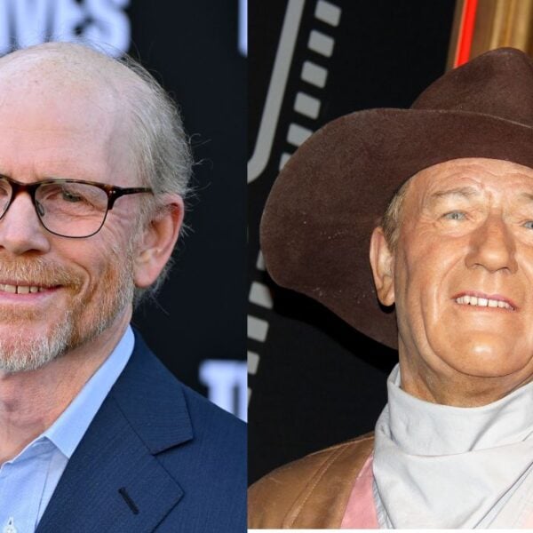 Ron Howard and John Wayne