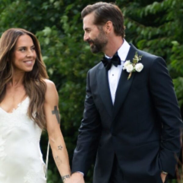 Mel C Marries Chris Dingwall in Victoria Beckham Gown as Three Spice Girls Attend