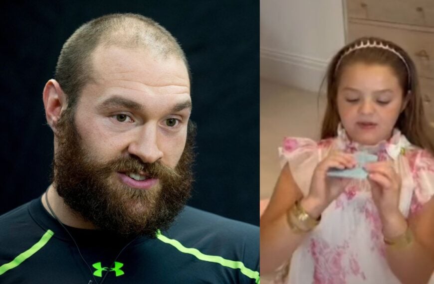 Tyson Fury and daughter