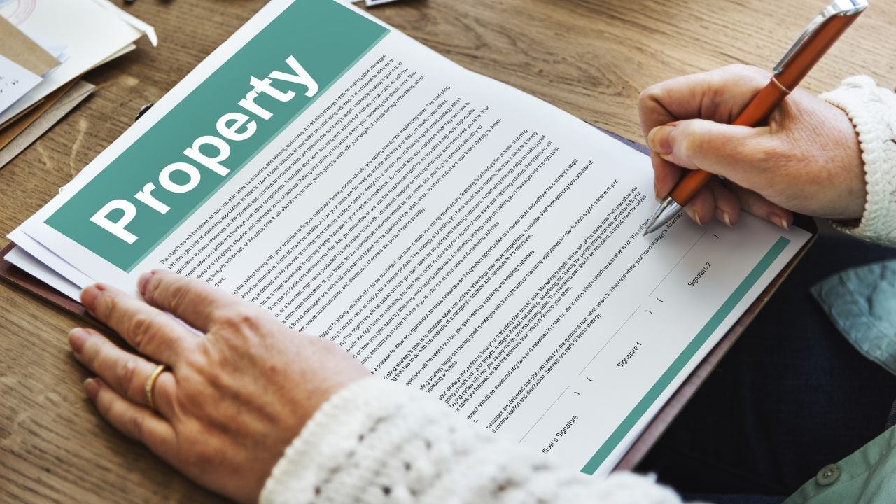 Property contract documents