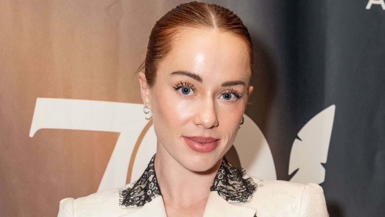 Whitney Leavitt wearing dress by Dior arrives for photocall for 70th Annual Drama Desk Awards at The Algonquin Hotel in New York, NY, USA on May 17, 2026.