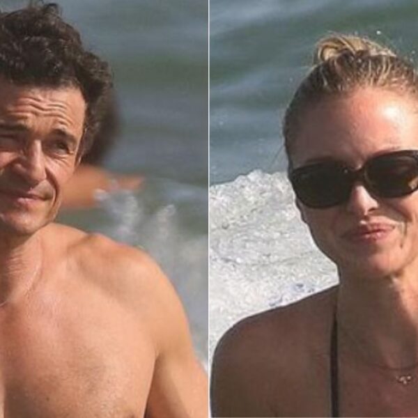 Orlando Bloom and Luisa Laemmel Share Playful Beach Day in Italy