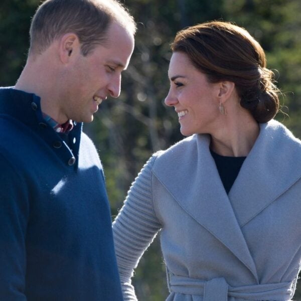 Whitehorse, Canada, 09.28.2016 The Duke and Duchess of Cambridge observe Mountain Biking at Montana Mountain during their royal tour visit to Whitehorse.