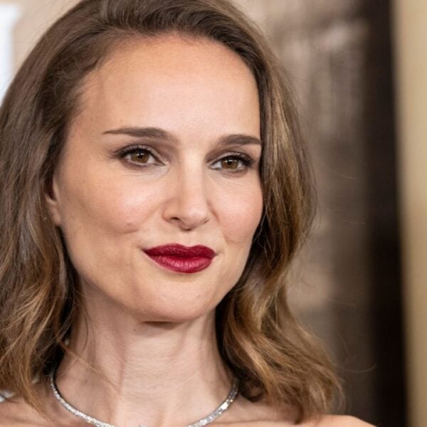 Natalie Portman wearing dress by Dior attends world premiere of the Apple Original Film 'Fountain of Youth' at American Museum of Natural History in New York on May 19, 2025