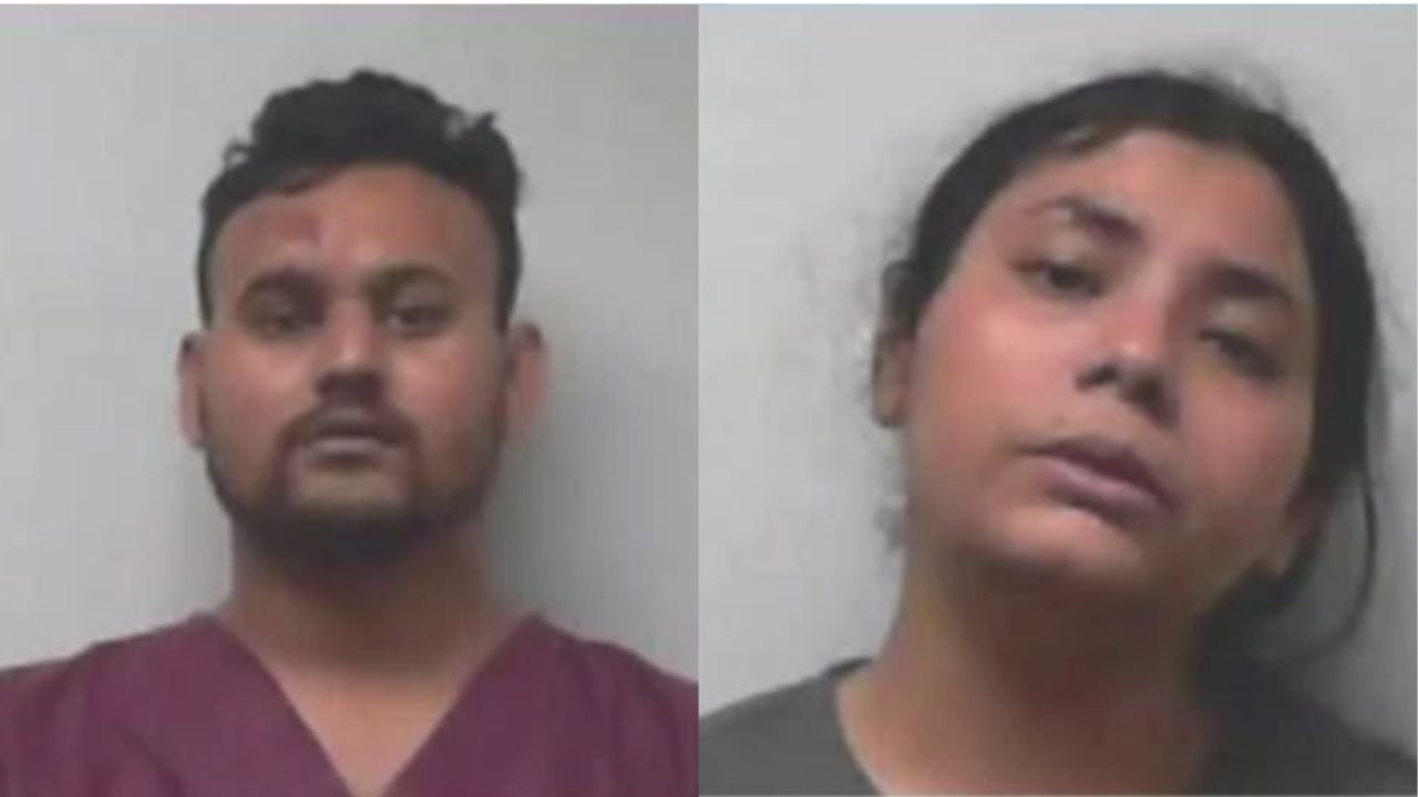 Imran Hossain and his wife, Zakia