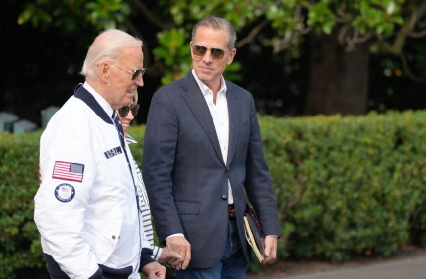 Joe Biden and his son