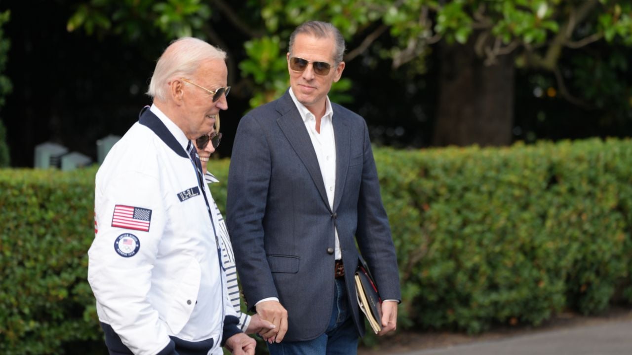 Joe Biden and his son