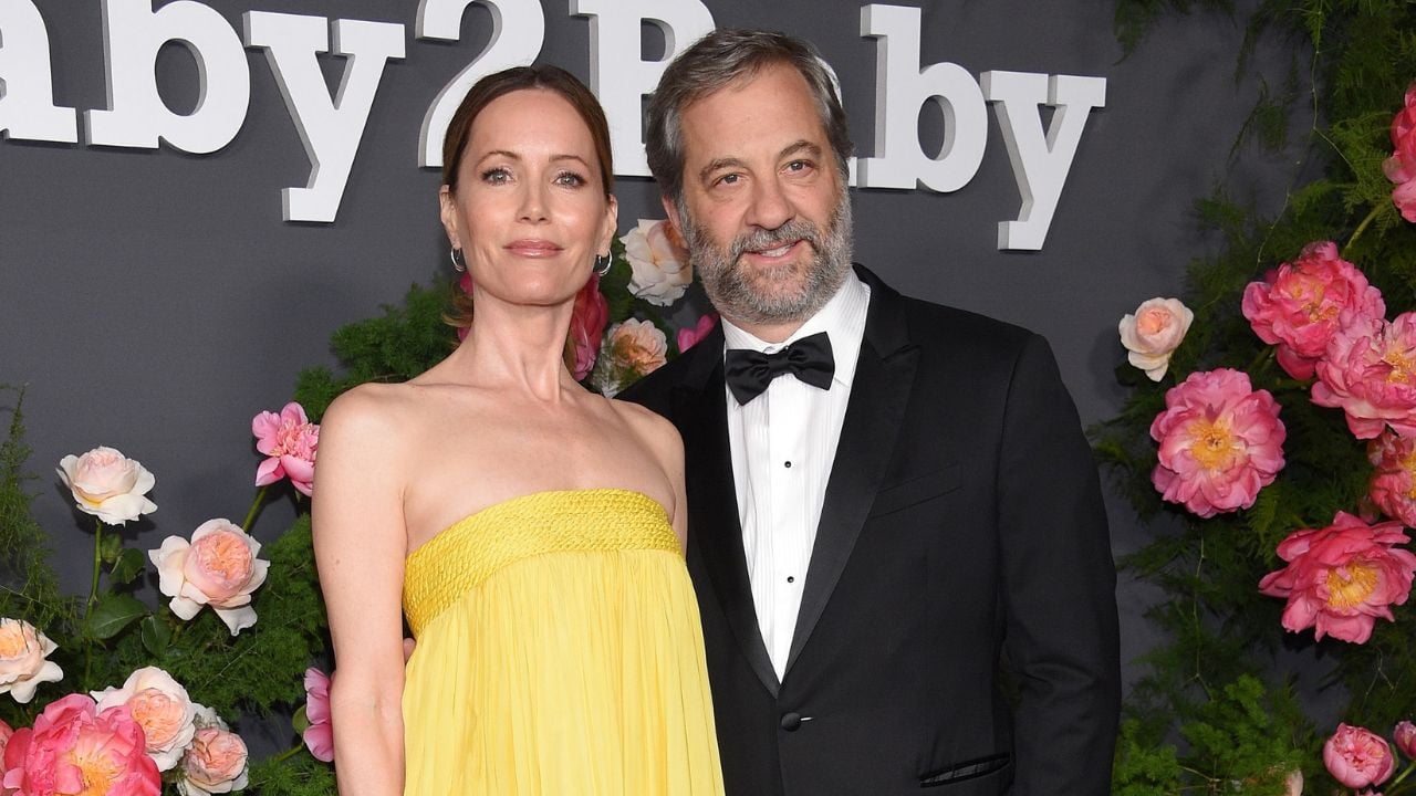 Leslie Mann and Judd Apatow