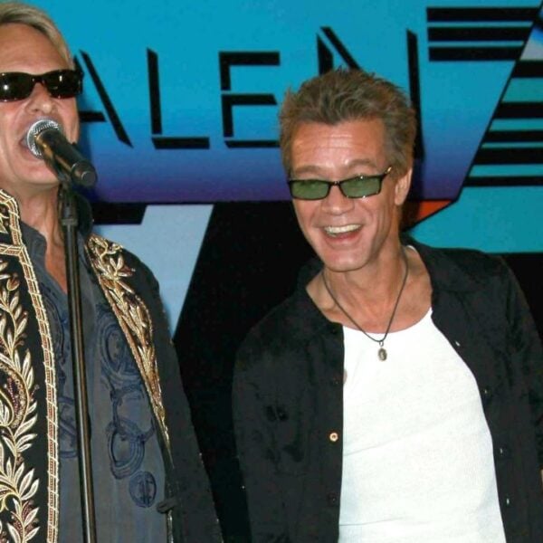 David Lee Roth and Eddie Van Halen at the Van Halen Reunion Tour Press Conference. Four Seasons Hotel, Los Angeles, CA. 08-13-07