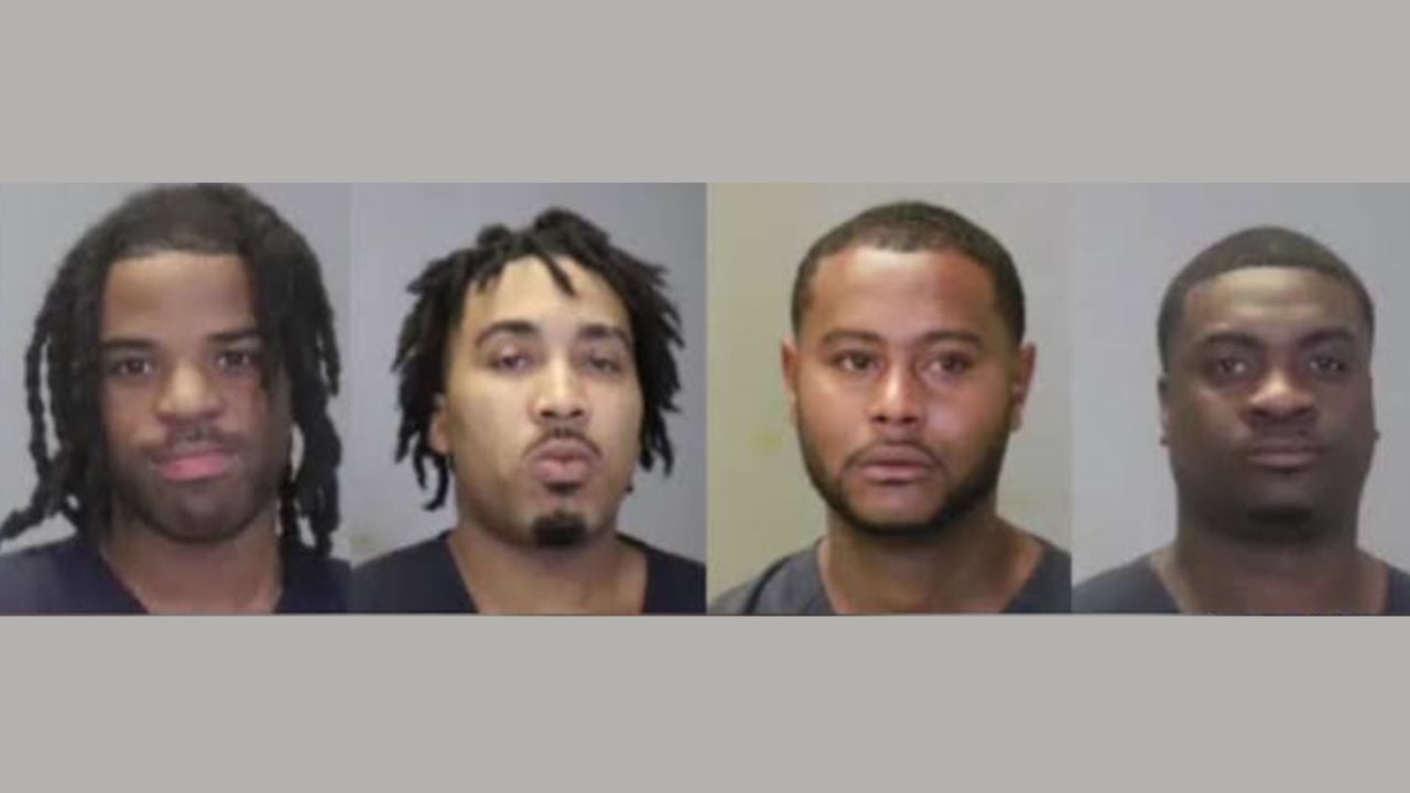 Christopher Upshaw, Johnathan Swift, Dontavis Williams and Donterious Sparks