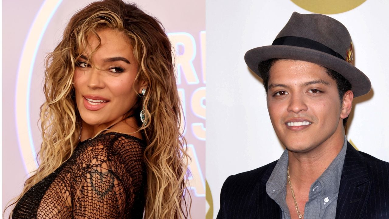Karol G and Bruno Mars
