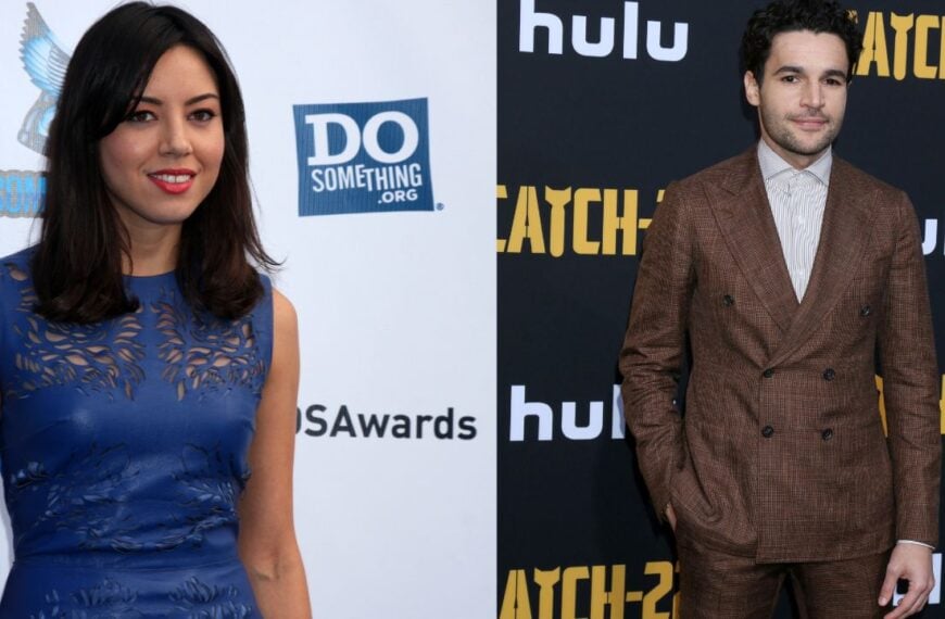 Aubrey Plaza and Christopher Abbott