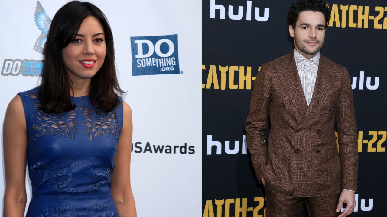 Aubrey Plaza and Christopher Abbott