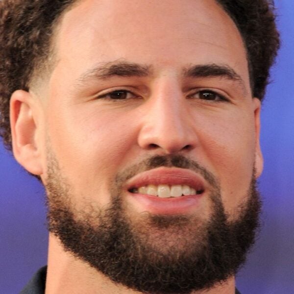 Klay Thompson at the Los Angeles premiere of 'Space Jam: A New Legacy' held at the Regal LA Live in Los Angeles on July 12, 2021.
