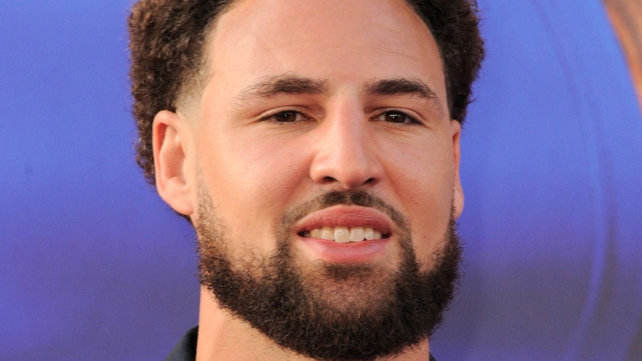Klay Thompson at the Los Angeles premiere of 'Space Jam: A New Legacy' held at the Regal LA Live in Los Angeles on July 12, 2021.