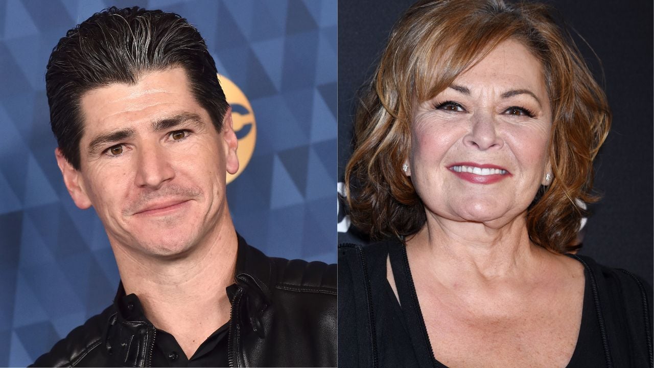 Michael Fishman and Roseanne Barr