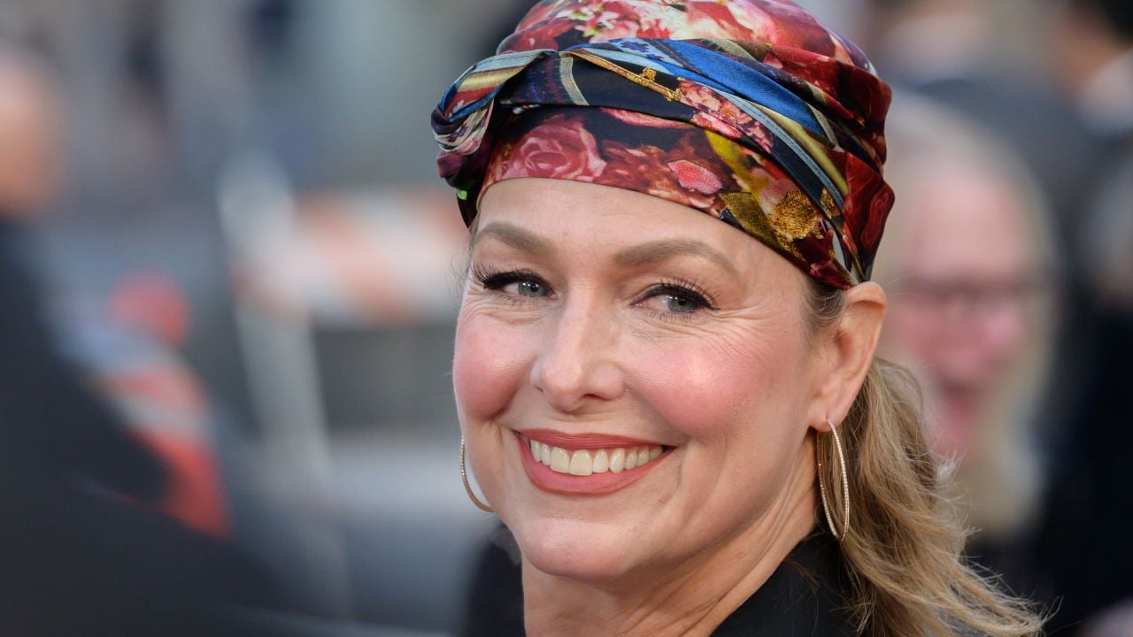 LOS ANGELES, USA. October 26, 2025: Melora Hardin at the AFI FEST premiere for "Song Sung Blue" at the TCL Chinese Theatre.