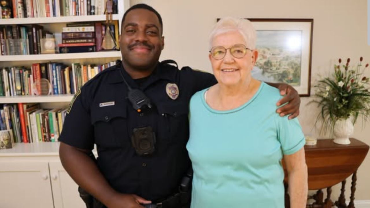 Officer Morrison and Mrs. Nunley