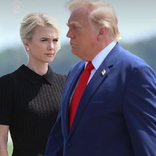 Natalie Harp and President Trump