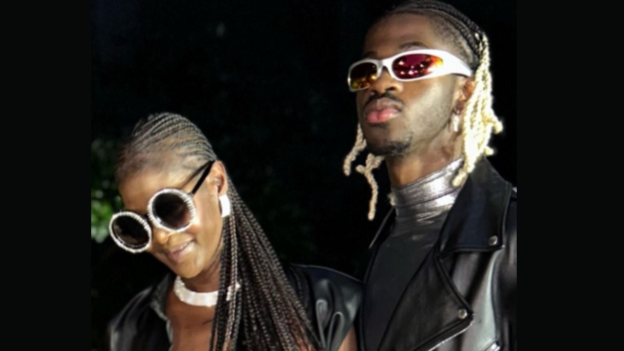 Lil Nas and his mother