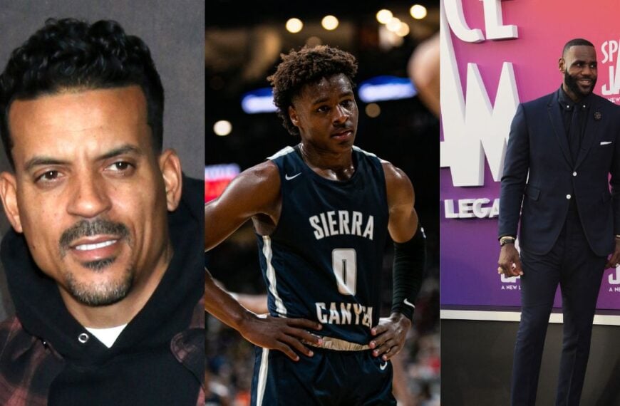 Matt Barnes, Lebron Bronny James Jr. , Lebron James