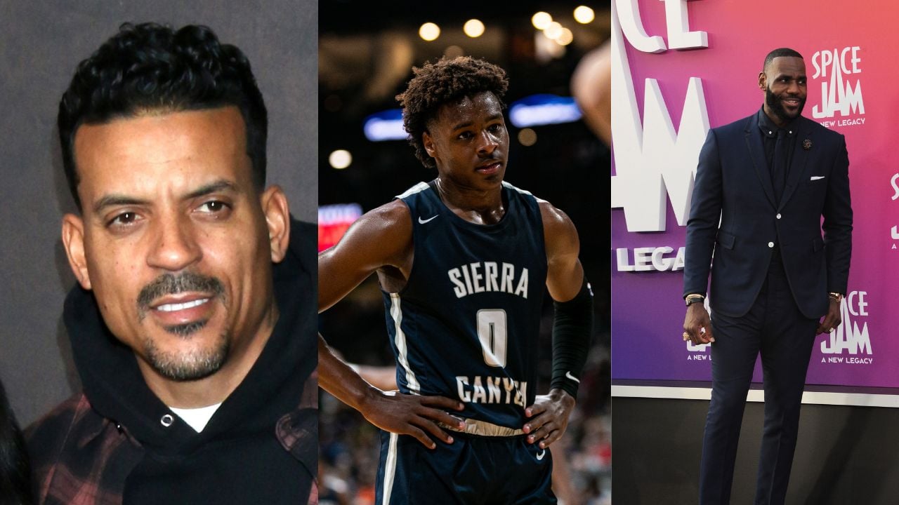 Matt Barnes, Lebron Bronny James Jr. , Lebron James