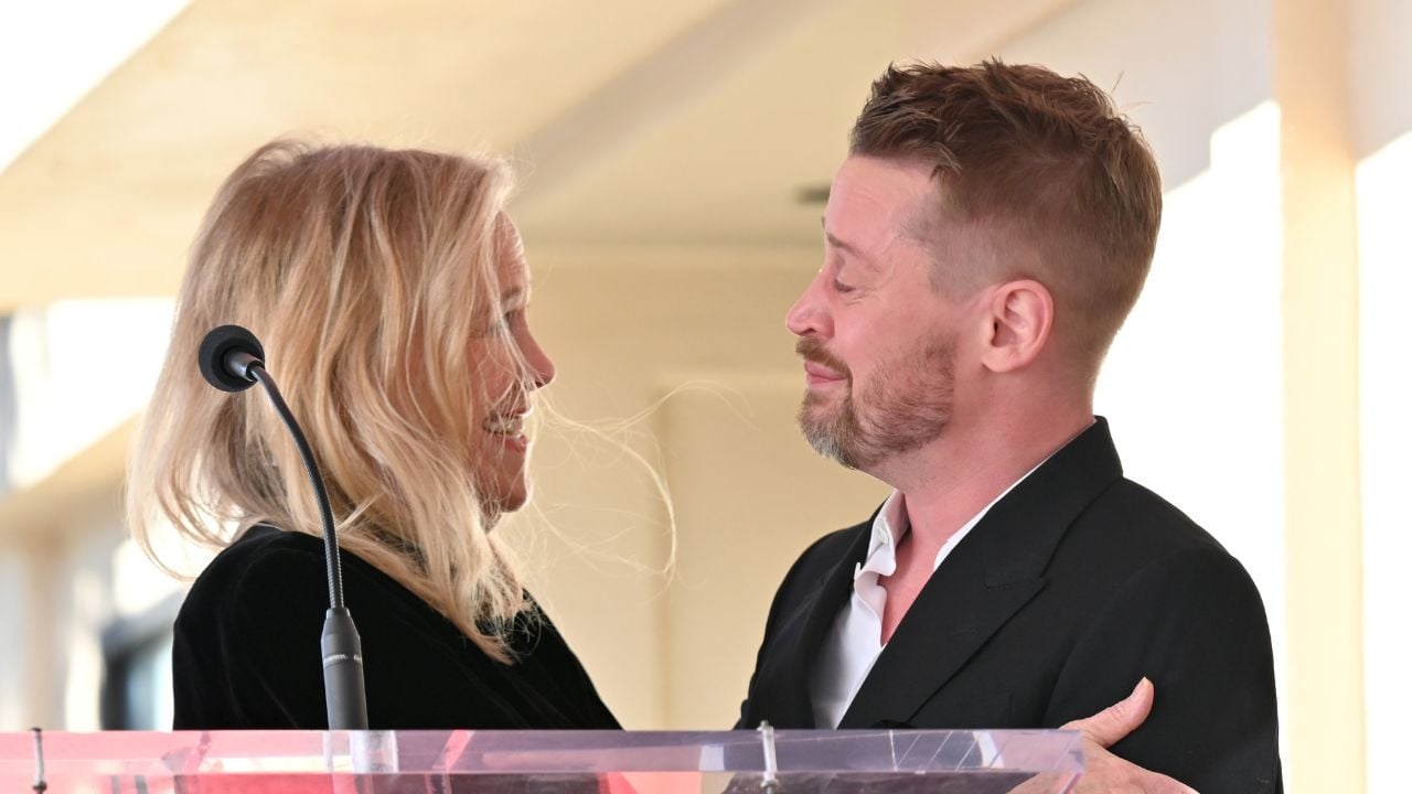 Catherine O'Hara and Macaulay Culkin