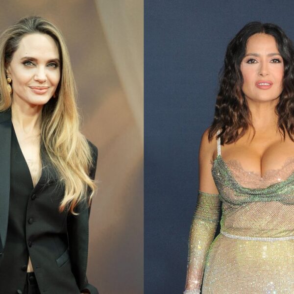 Angelina Jolie and Salma Hayek