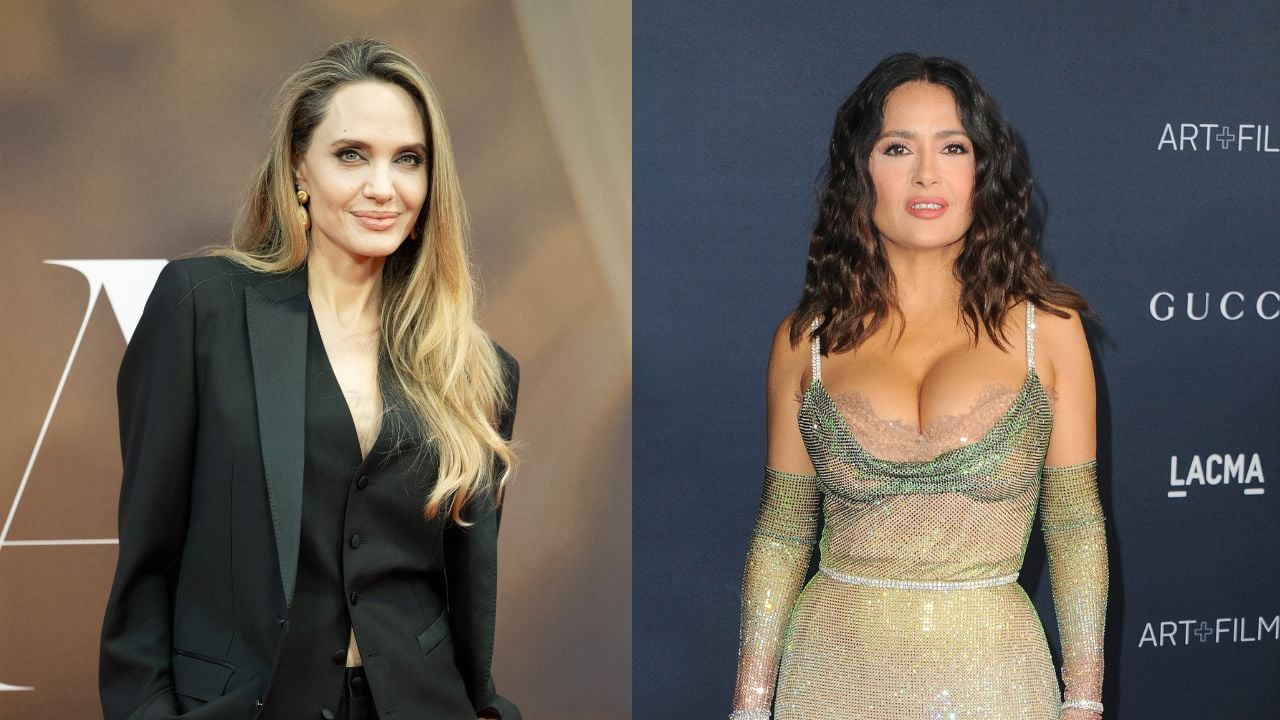 Angelina Jolie and Salma Hayek
