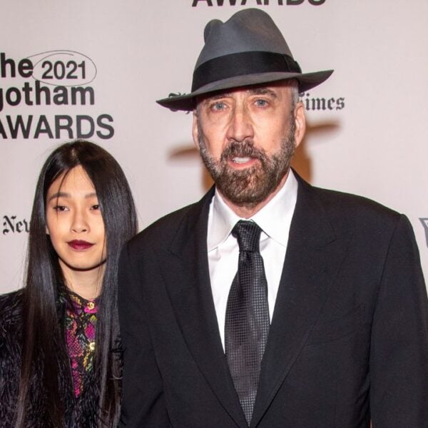Riko Shibata and Nicolas Cage