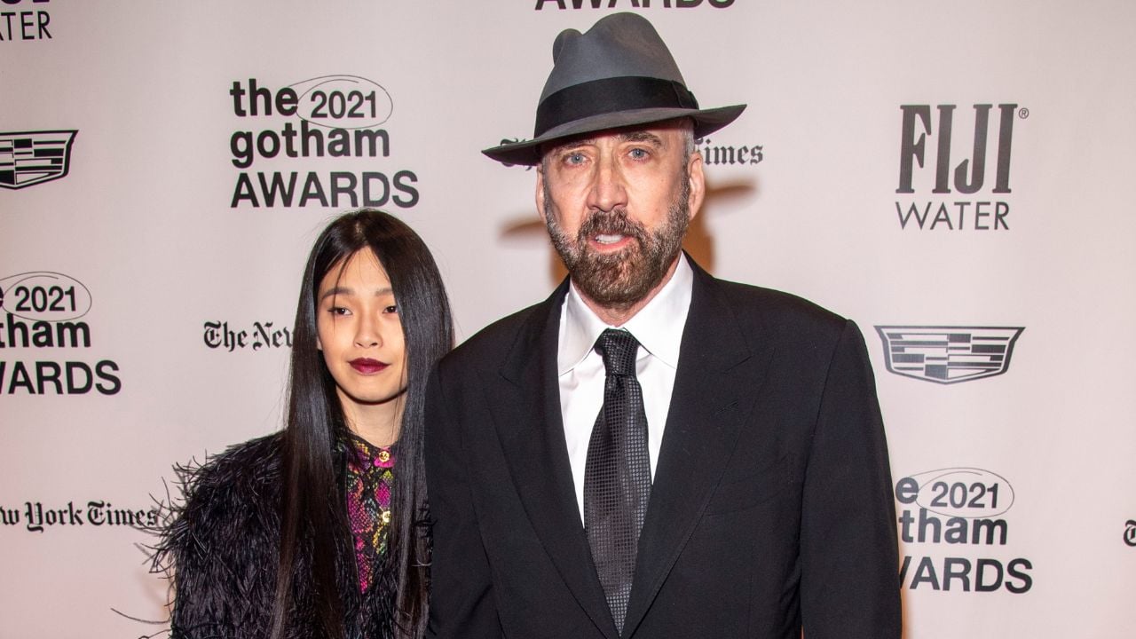 Riko Shibata and Nicolas Cage