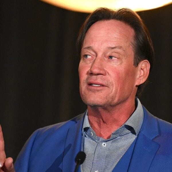OVERLAND PARK, KANSAS, USA - FEBRUARY 27, 2025 Hollywood actor KEVIN SORBO talks about his career in both TV shows and movies to the Kansas GOP dinner “Celebrating Americas Golden Age”