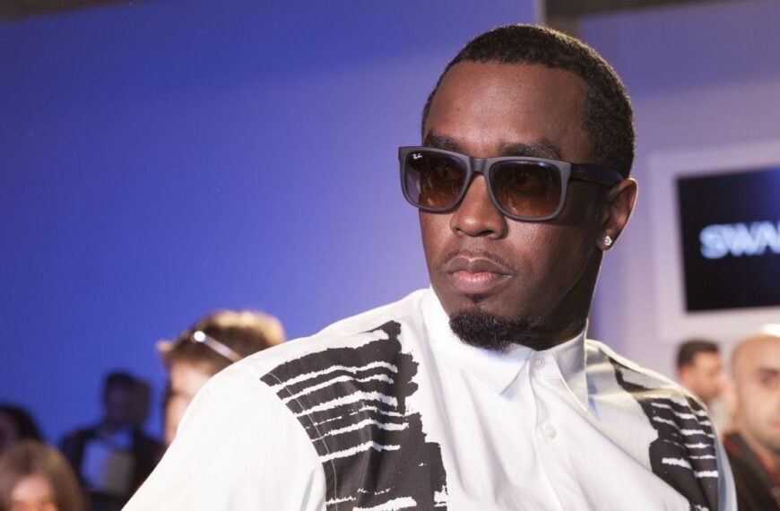 NEW YORK - OCTOBER 5: Sean John Combs P Daddy attends Swarovski show at Vogue Bambini petiteParade Kids Fashion Week at Industrial Superstudio on October 5, 2013 in New York City