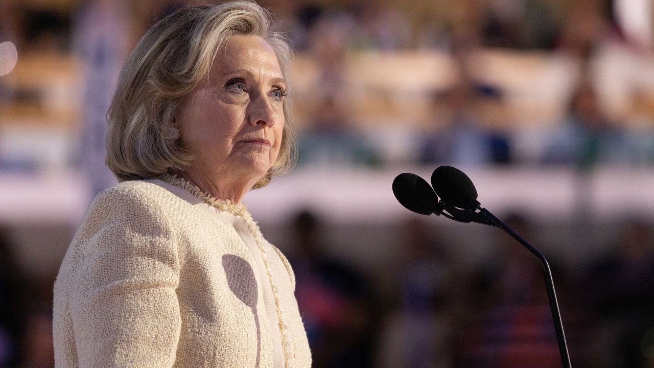 Chicago, Illinois, August 19, 2024: Former United States Secretary of State Hillary Rodham Clinton at the Democratic National Convention.
