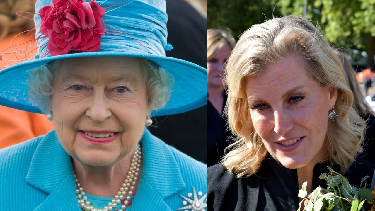 Sophie, Countess of Wessex, and Queen Elizabeth
