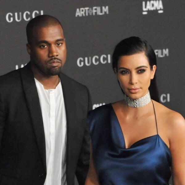 LOS ANGELES, CA - NOVEMBER 1, 2014: Kim Kardashian & Kanye West at the 2014 LACMA Art+Film Gala at the Los Angeles County Museum of Art.