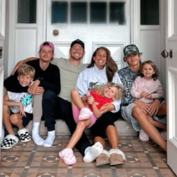 Stacey Solomon and family