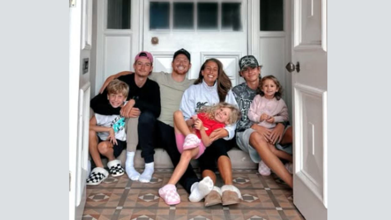 Stacey Solomon and family