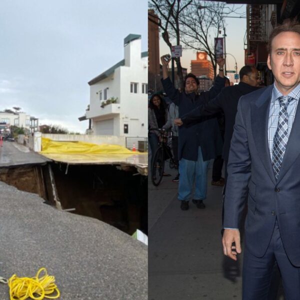 Nicolas Cage’s Malibu Driveway Collapses Into Sinkhole, Forcing Evacuation of 31 Properties