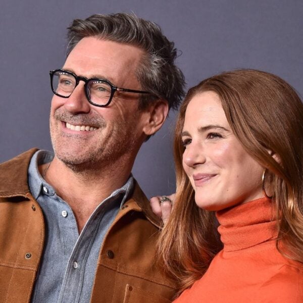 Jon Hamm and Anna Osceola