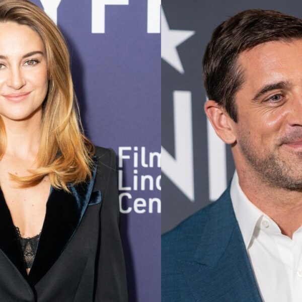 Shailene Woodley; Aaron Rodgers.