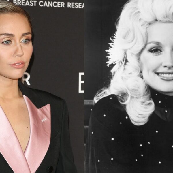 Miley Cyrus and Dolly Parton